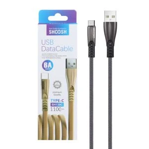 قیمت و خرید کابل شارژ تایپ سی شوش sh-130c